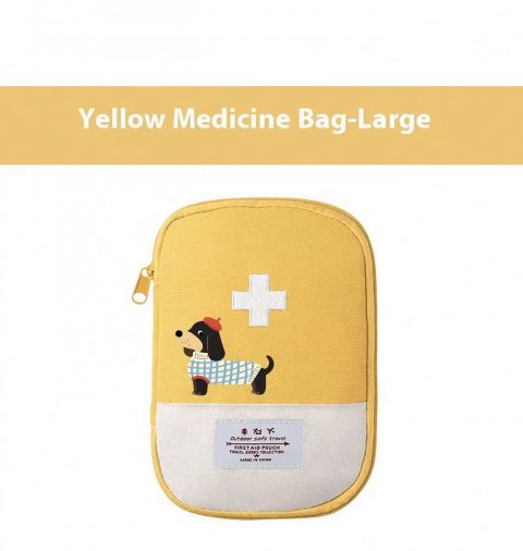 lille medicintaske, gul